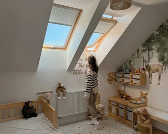 Przytulny klimat na poddaszu